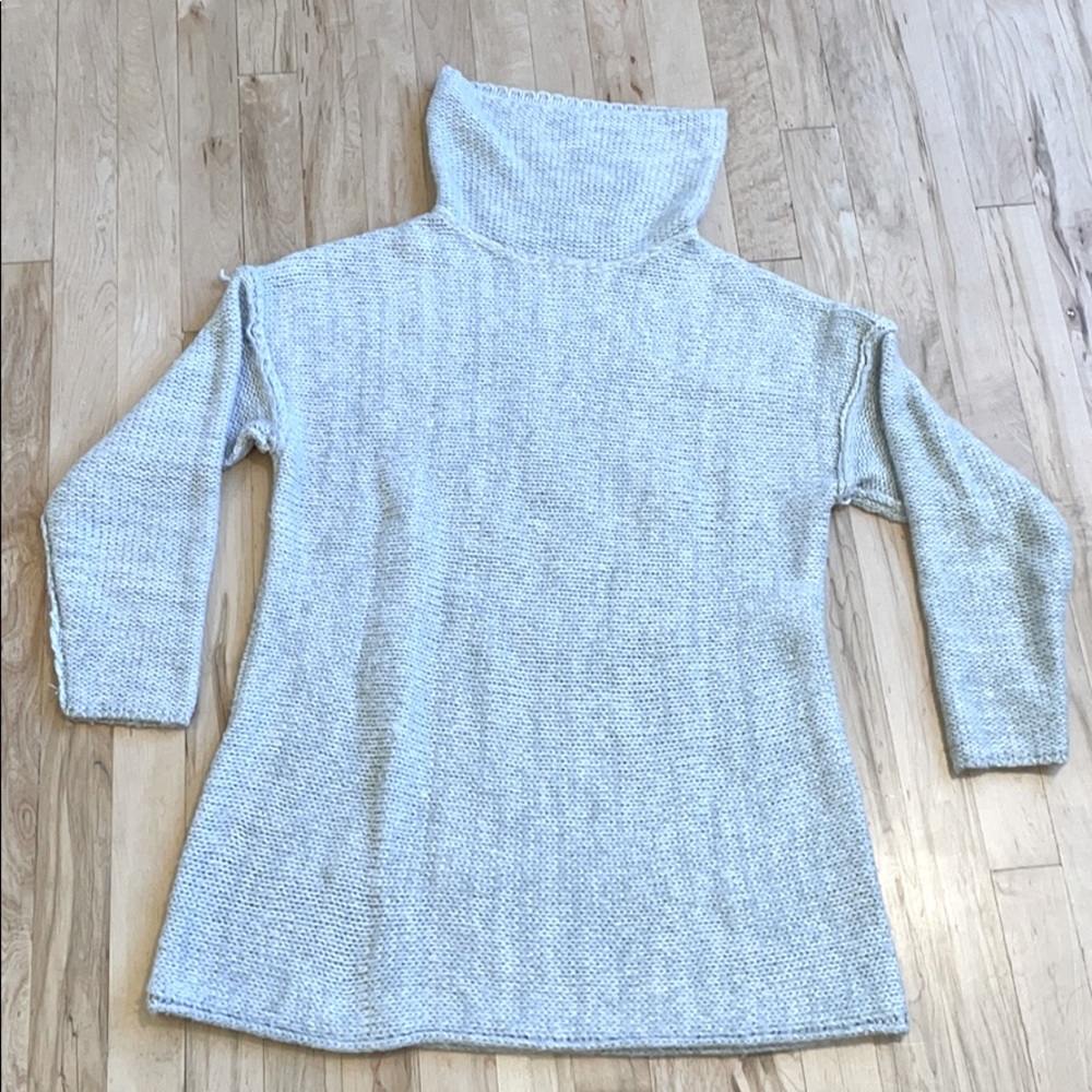 Chunky stitch tunic sweater